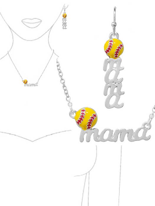 (W541) SET MED SPORTTEMA HALSBAND för wholesale av Jewelry Max