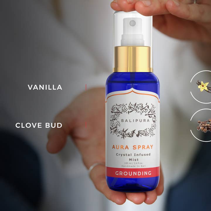 Balipura – Aromatherapy & Holistic Wellness - Vente Sprays de cristal - Balipura – Brume d'ancrage | Se sentir ancré et présent6