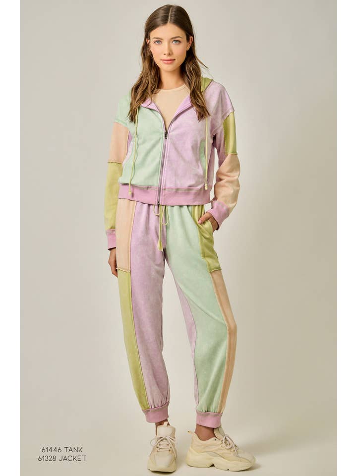 Mystree - Wholesale Pants - Women's - 61539 Color Blocked Track Pants22