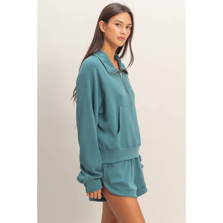 HYFVE - Wholesale Sweatshirt - Women's - Half-Zip Collar Pullover27