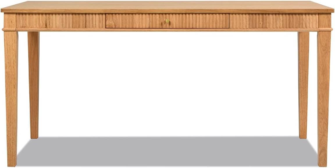 Jennifer Taylor Home - Wholesale Console Table - Dumont Modern Farmhouse 1-Drawer Fluted Writing Desk0