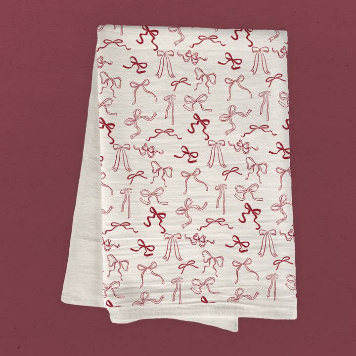 Bows - Cotton Tea Towel for wholesale by Boheme Bliss