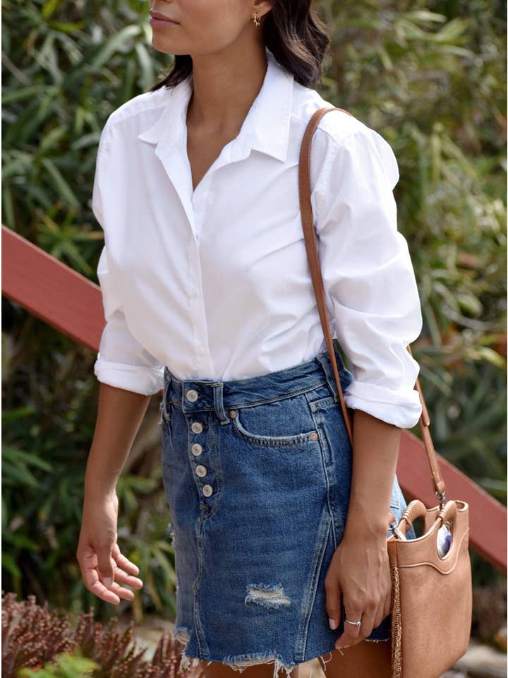 The Lomas Brand - Wholesale Button Down Shirt - Women's - The Abigail Oxford10