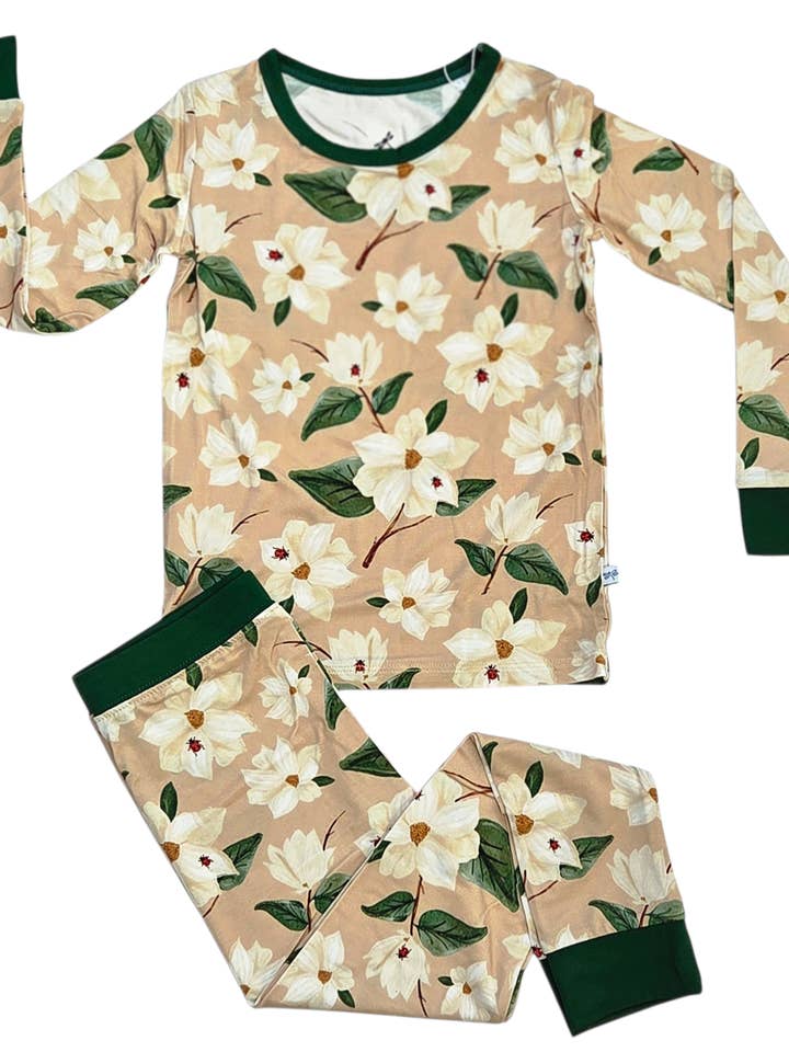 Southern Charm 2 Piece Pajama Set for wholesale by Dragonfly Dreams Bamboo