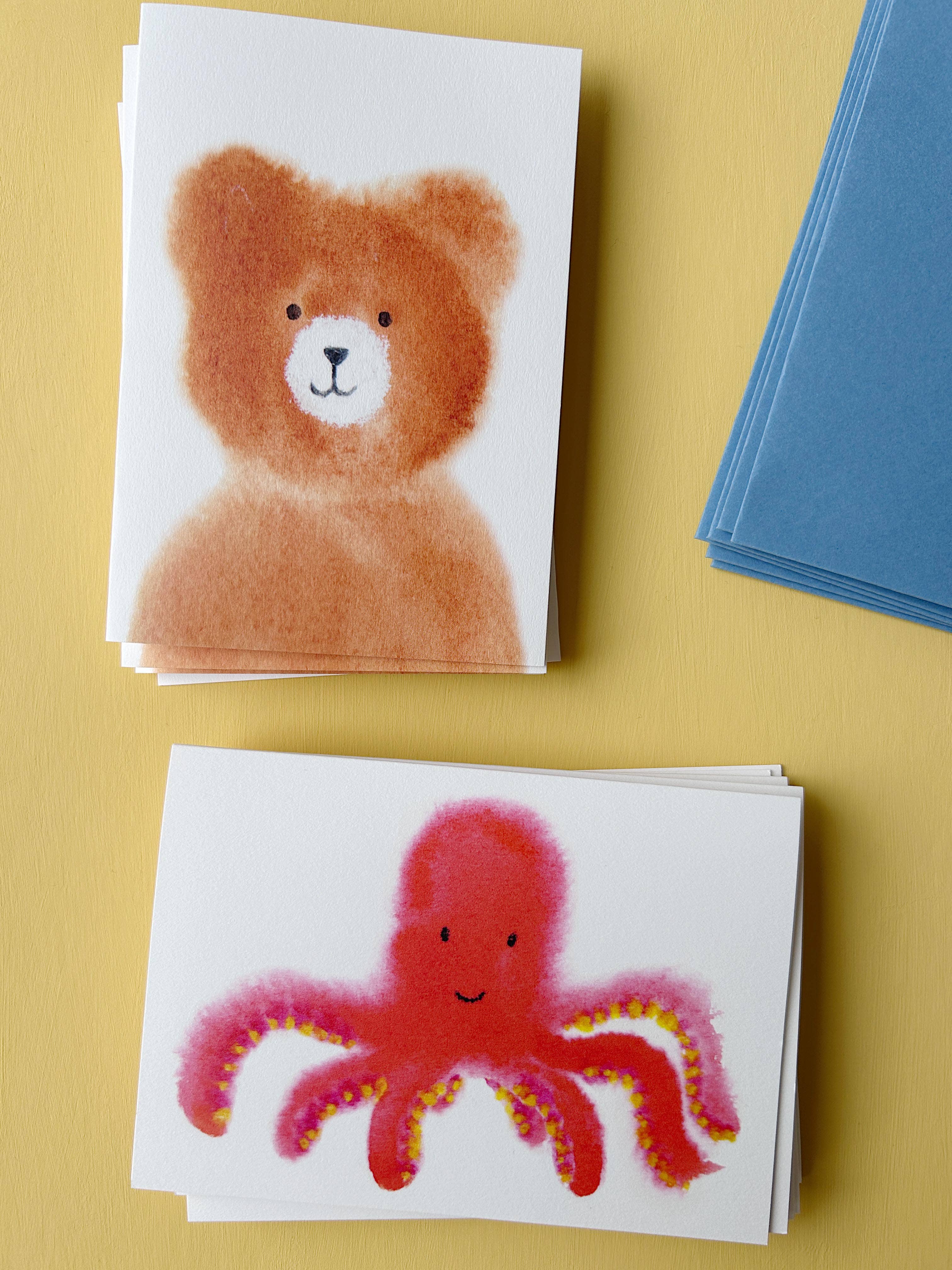 Peggy & Kate - Wholesale Birthday Card - Little Cub Card | Kids Birthday Card | Cute Teddy Bear Card3