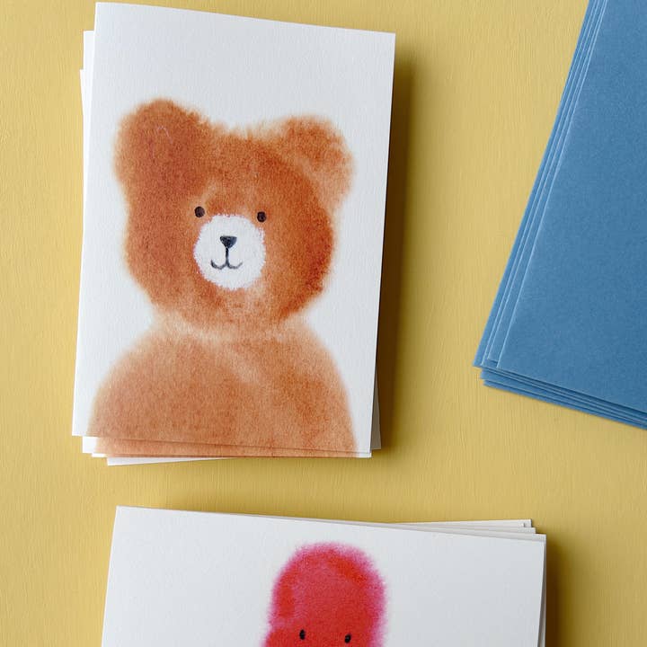 Peggy & Kate - Wholesale Birthday Card - Little Cub Card | Kids Birthday Card | Cute Teddy Bear Card3