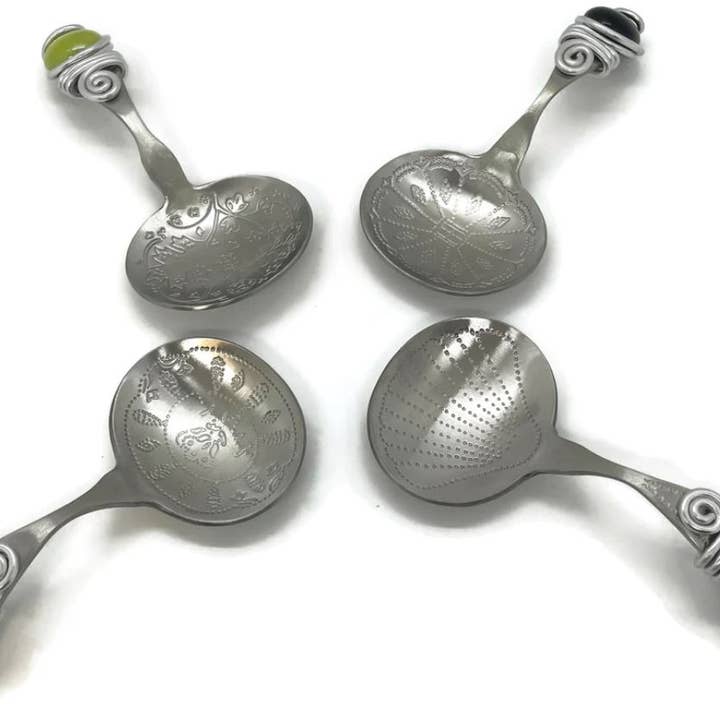 Swiddles Inc - Wholesale Kitchen Spoon - Wire Wrapped Tea Scoop2