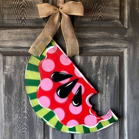 Steel Southern Designs - Wholesale Door Hanger - Watermelon Door Hanger0