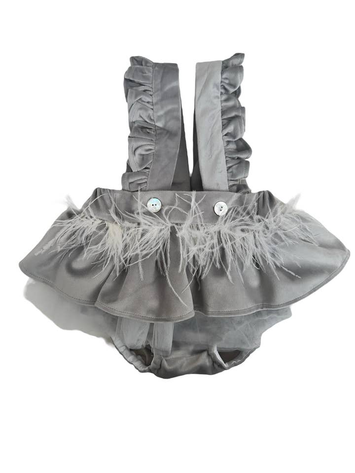 Culotte en velours à plumes pour la vente par La Boutique dei Bambini