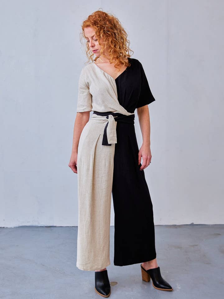 The Isabel Split Jumpsuit for wholesale by Devan Gregori