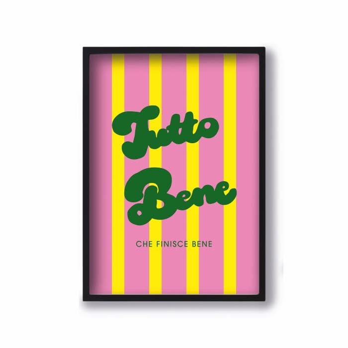 Quartier Libre Papier - Wholesale Art Print - A4 Poster Tutto Bene Quartier Libre0