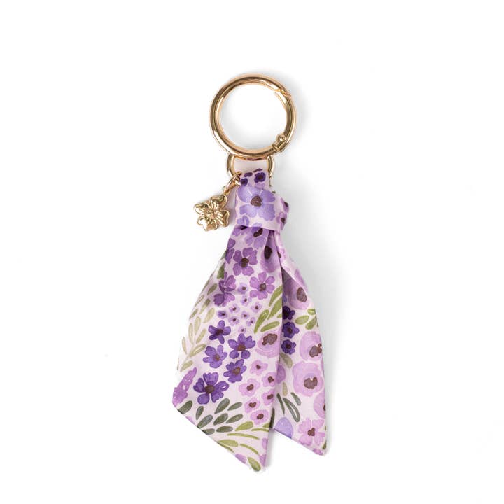 Elyse Breanne Design - Wholesale Scrunchie - Women's - Floral Satin Keychain21