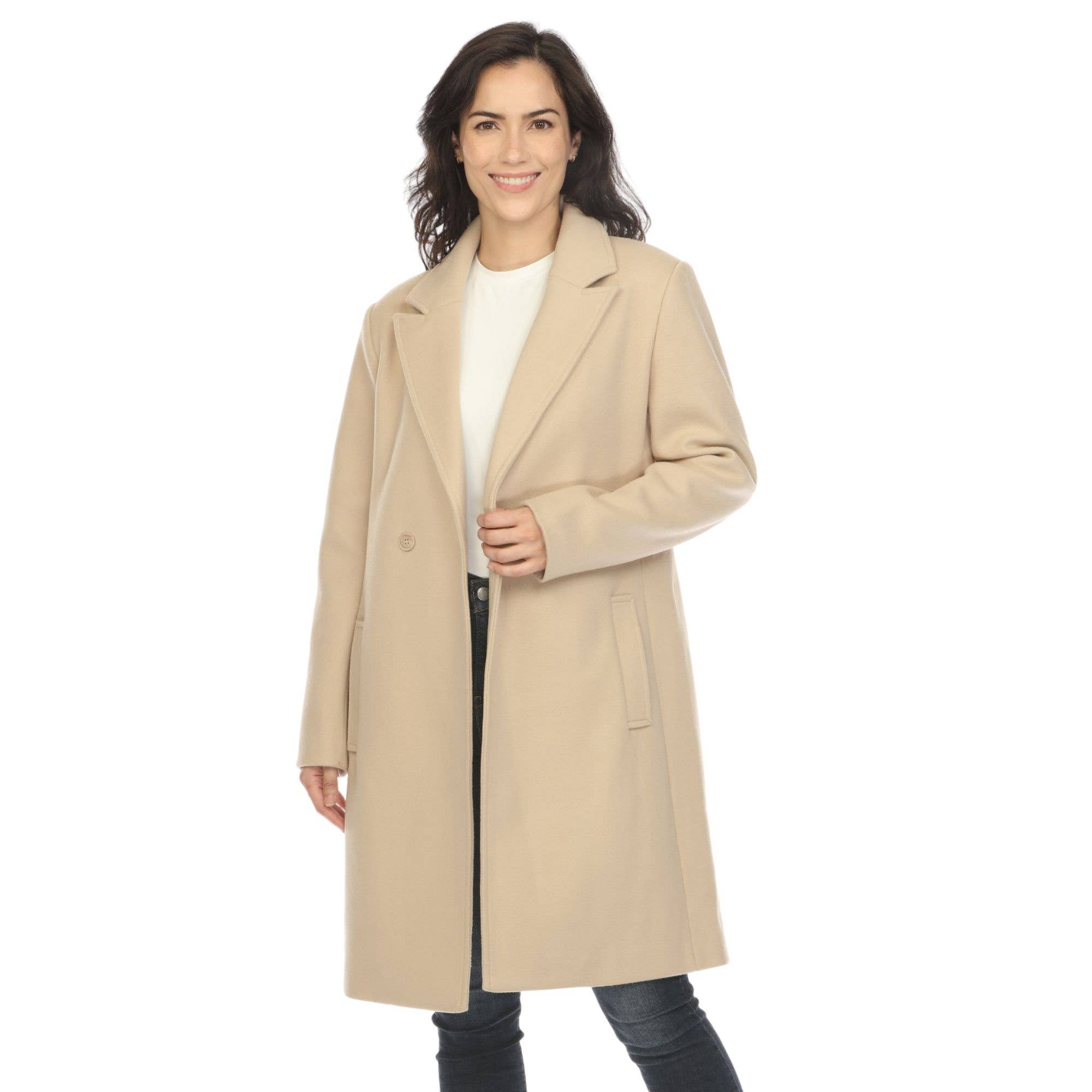 WHITE MARK - Vente Manteau – femme - Manteau Walker classique pour femmes31