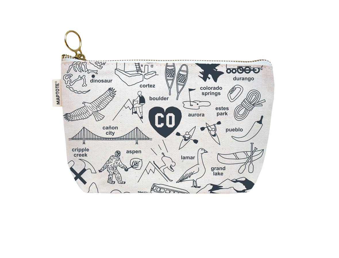 Maptote - Wholesale Pouch - Women's - Colorado Zipped Pouch7
