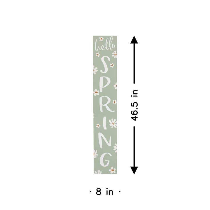 Sincere Surroundings - Wholesale Sign - Hello Spring Green - Porch Boards3