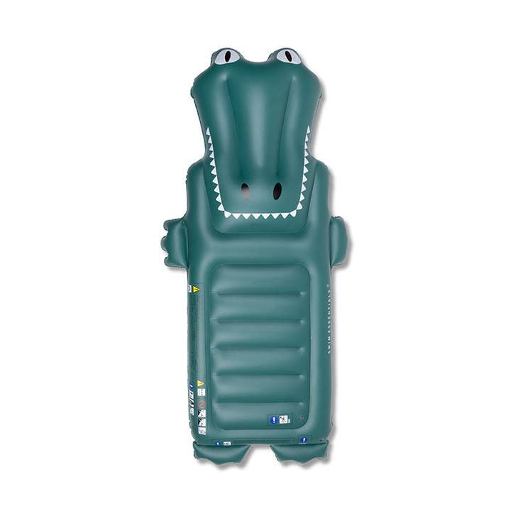 Swim Essentials | Matelas Gonflable Luxe Crocodile Vert pour la vente par Swim Essentials
