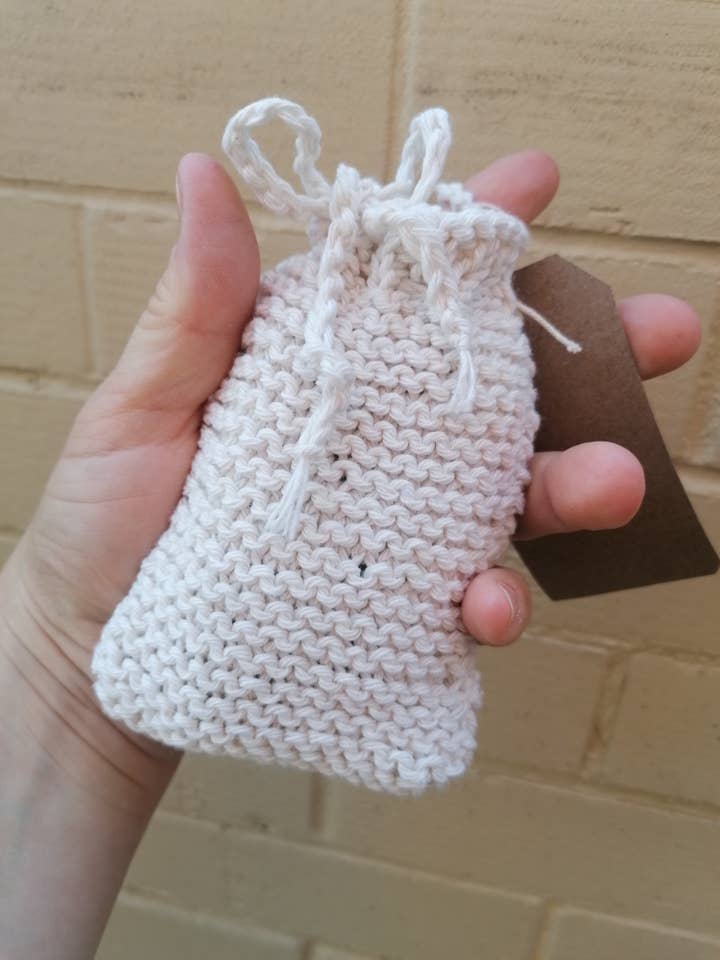 Soap Saver Sack - Cotton Soap Bag for wholesale by The Soap Shack