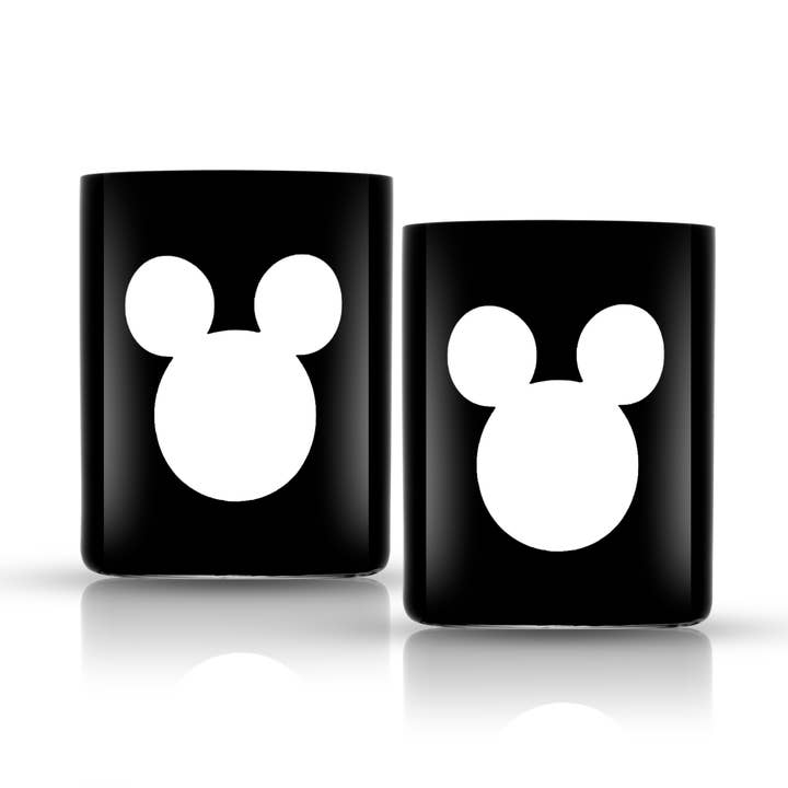Copos de uísque Disney Luxury Mickey Mouse™ DOF, conjunto de 2 por atacado de JoyJolt