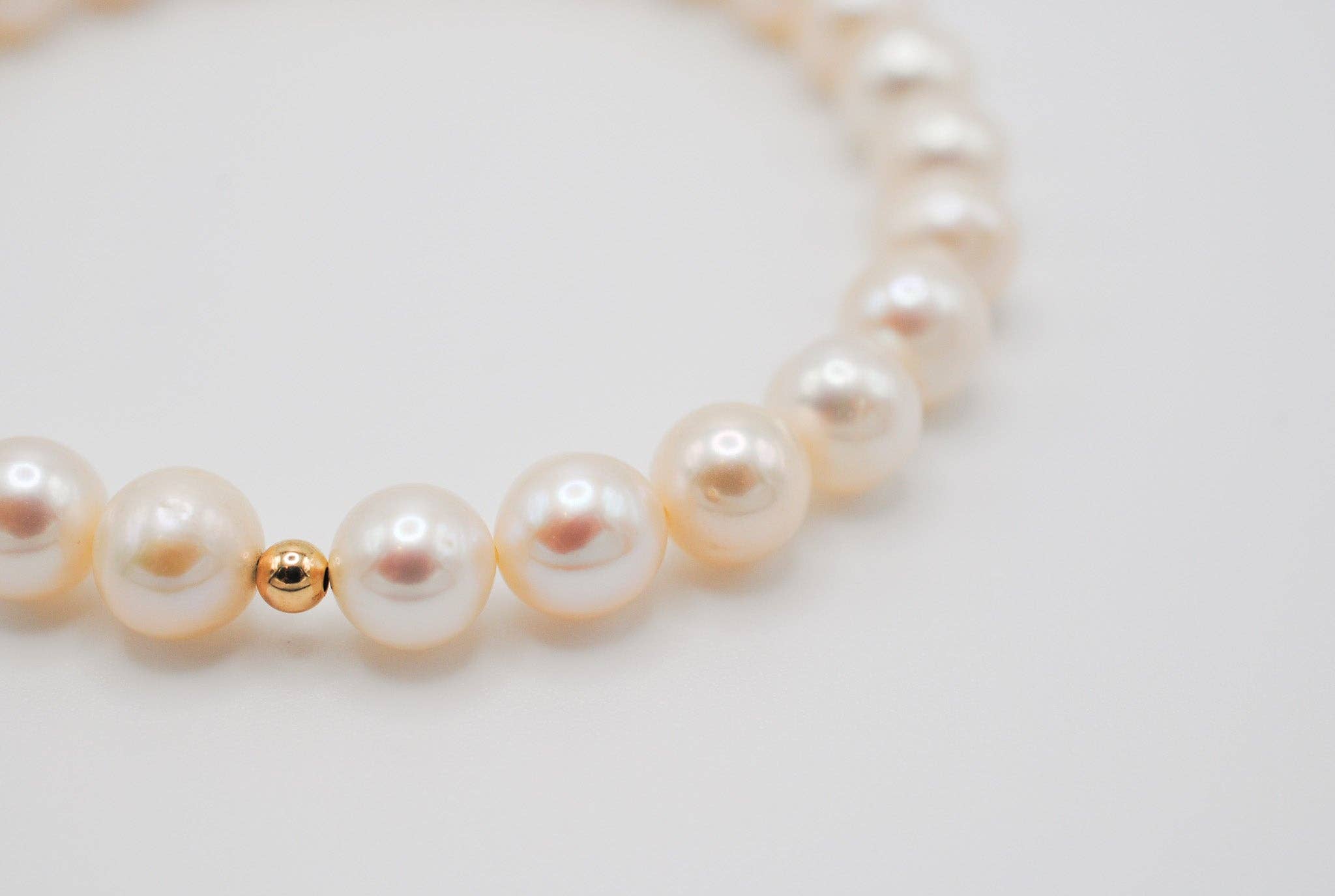 Ripple | Reiki Infused Jewelry - Wholesale Beaded Bracelet - Freshwater Pearl Solo Core Bracelet2