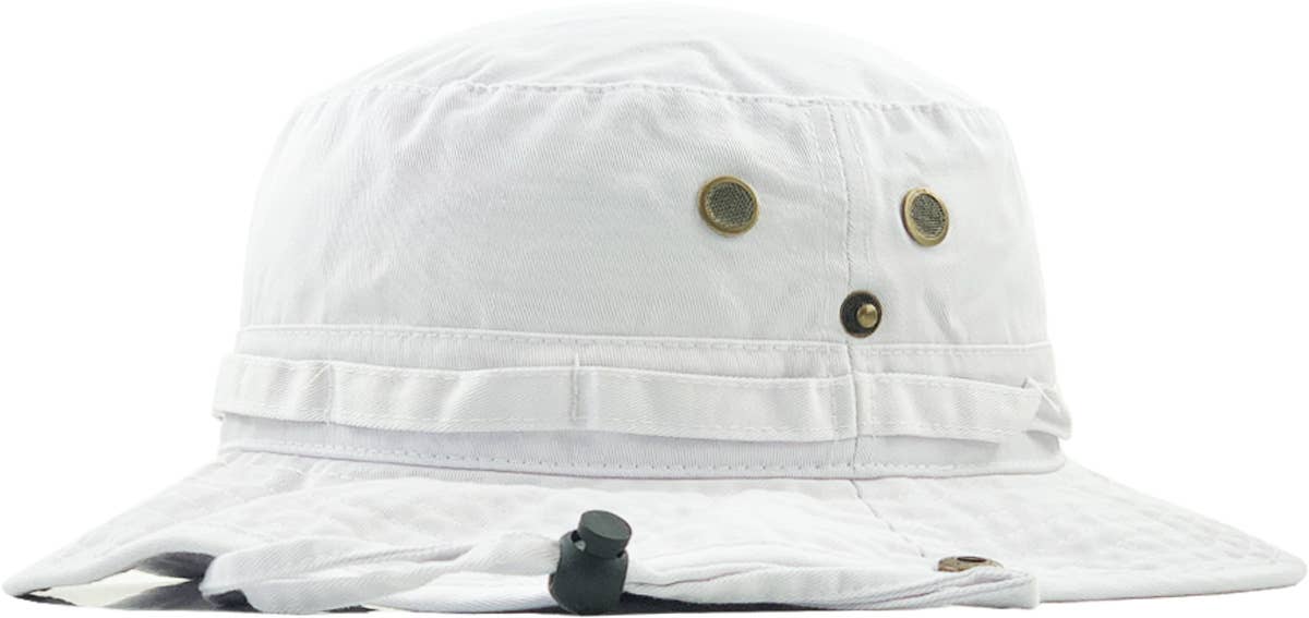 KBETHOS - Wholesale Bucket hat – Unisex - Solid Boonie Hat With String (Fitted)68