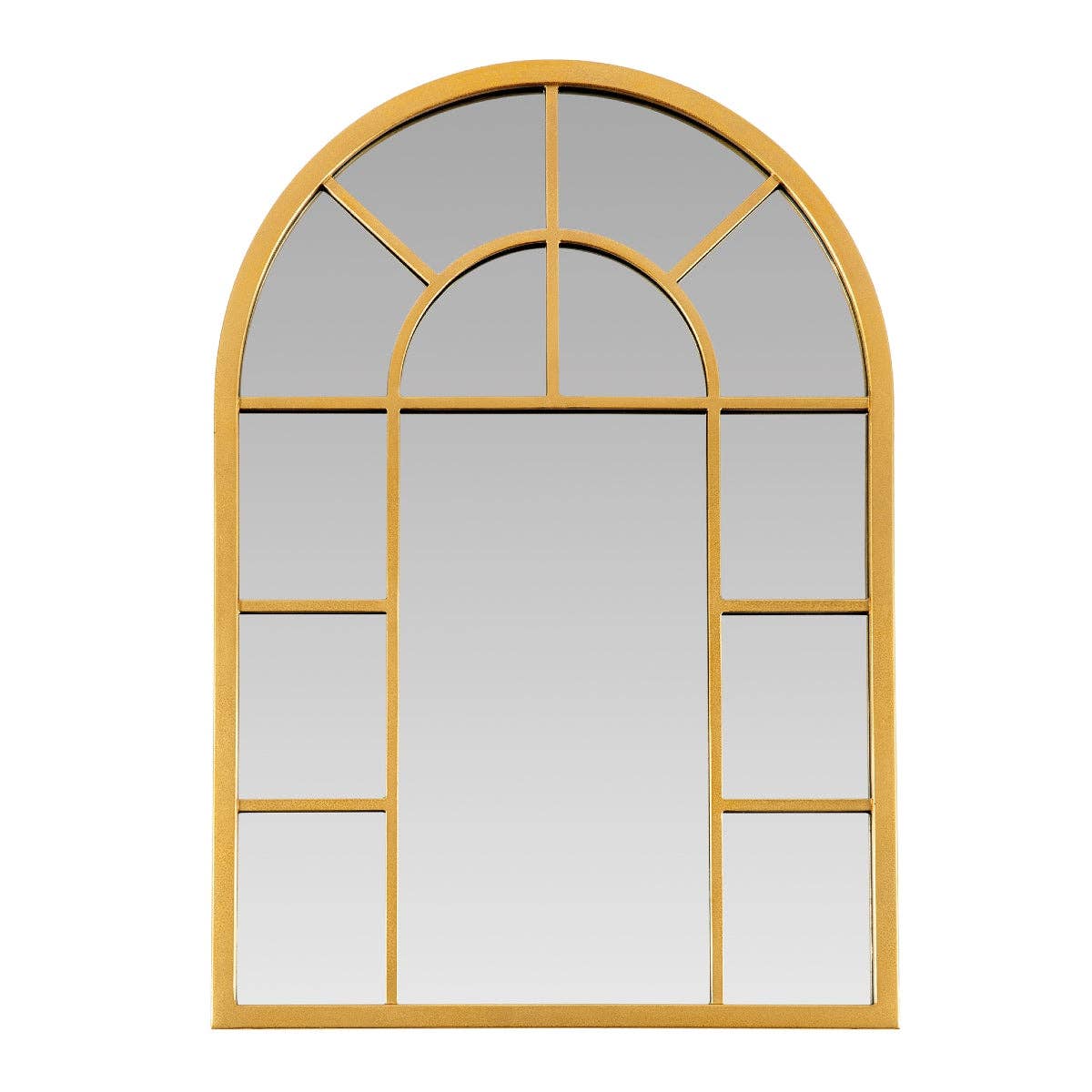 Andrea House - Vendita all'ingrosso Specchi da parete - Specchio con finestra in metallo oro antico1