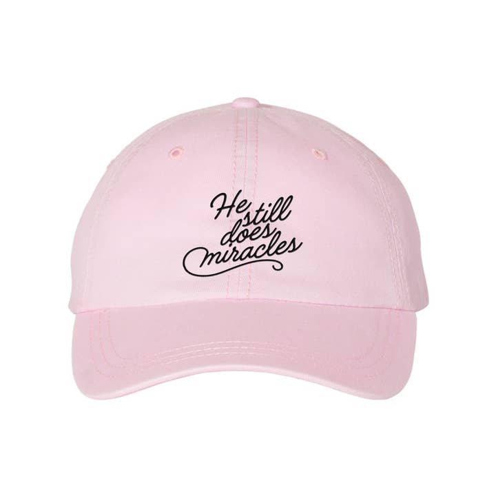Scripted Pearl - Wholesale Baseball Cap - Unisex - He Still Does Miracles Embroidered Christian Baseball Cap1
