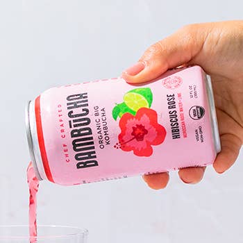 Hibiscus Rose - 12 Pack for wholesale by Bambucha Kombucha