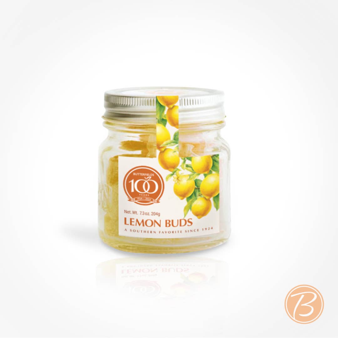 Butterfields Candy - Wholesale Boiled sweets - LEMON BUDS IN A MASON JAR 7.3 OZ