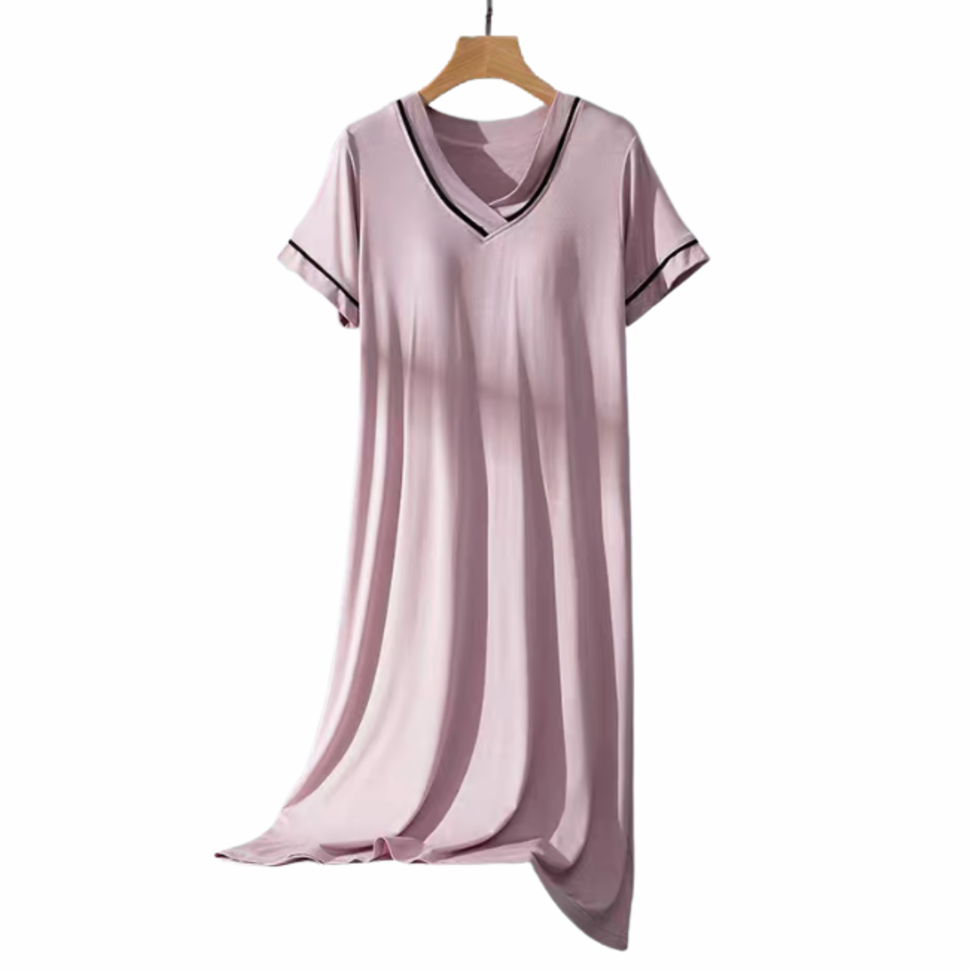 DrifWoo – wholesale Nattlinne - Dam – Snygg inbyggd BH Modal Pyjamaklänning Kvinnors sömnklänning1