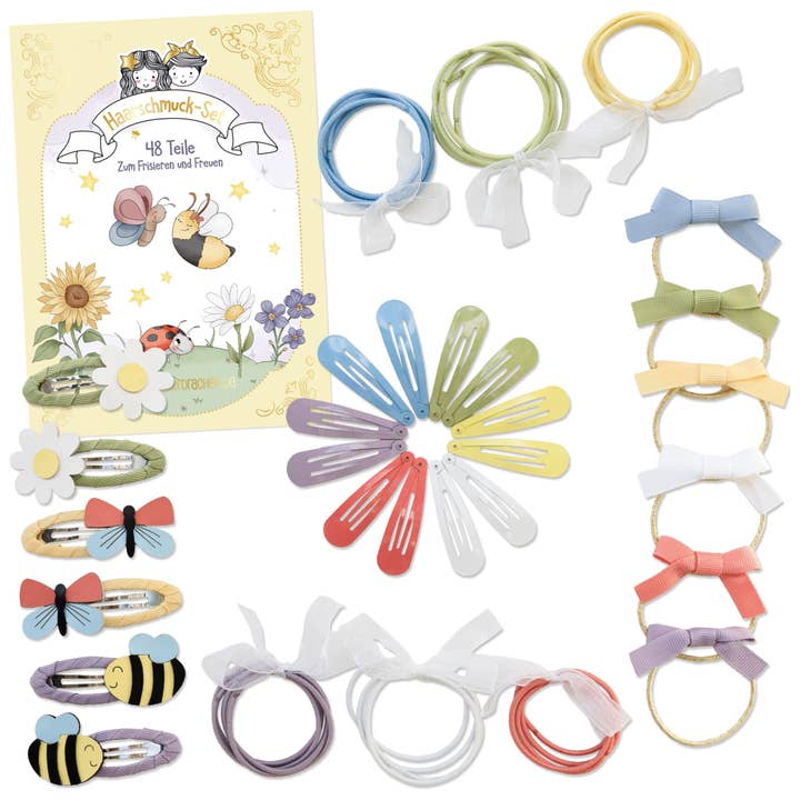 Papierdrachen Haarschmuck-Set - Frühling für den Großhandel von Papierdrachen
