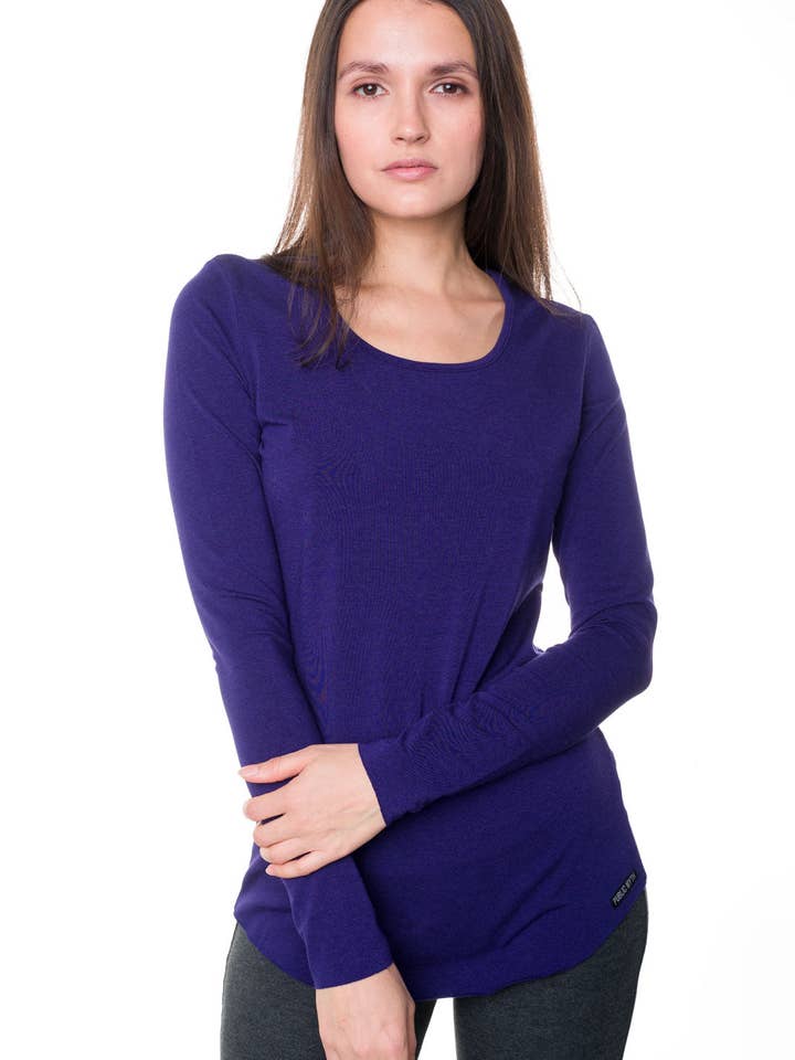 Bamboo Long Sleeve Crew Neck for wholesale by Public Myth