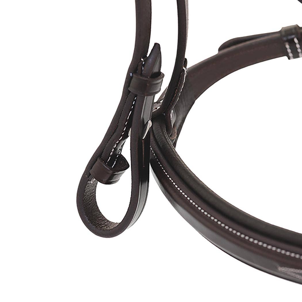 Grewal Equestrian – Engroshandel Rideudstyr – Marco Simone italiensk monocrown tøjle med aftagelig flash3