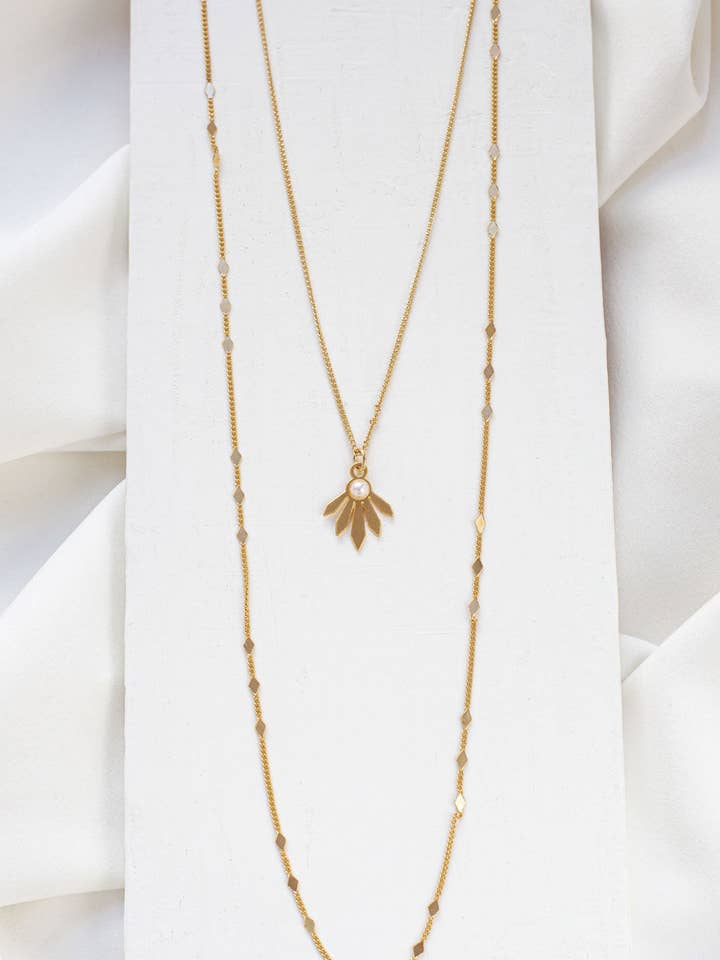 Didi lagdelt halskæde for engroshandel hos Shlomit Ofir Jewelry Design