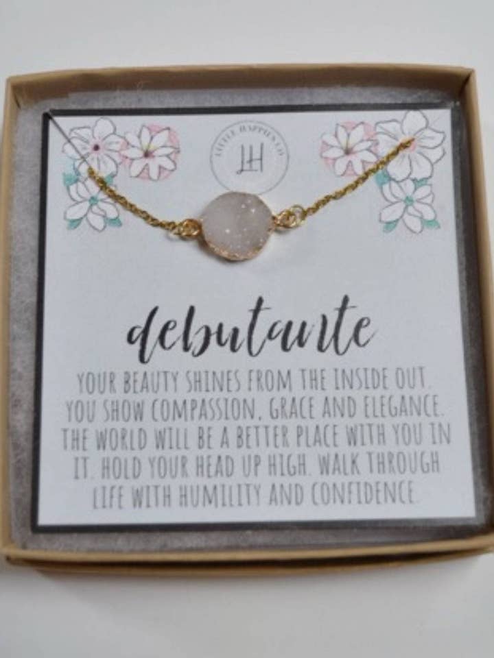18th birthday gift ideas, Debutante gift, Debutante ball, Gifts for a debutante, Debutante necklace, Gift ideas for 18th birthday girl for wholesale by Little Happies Co