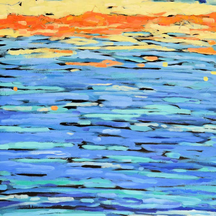 "Zomerplezier" Giclée Print op Papier of Canvas. Michigan Kunstenaar Christi Dreese voor wholesale door Dreese Fine Art