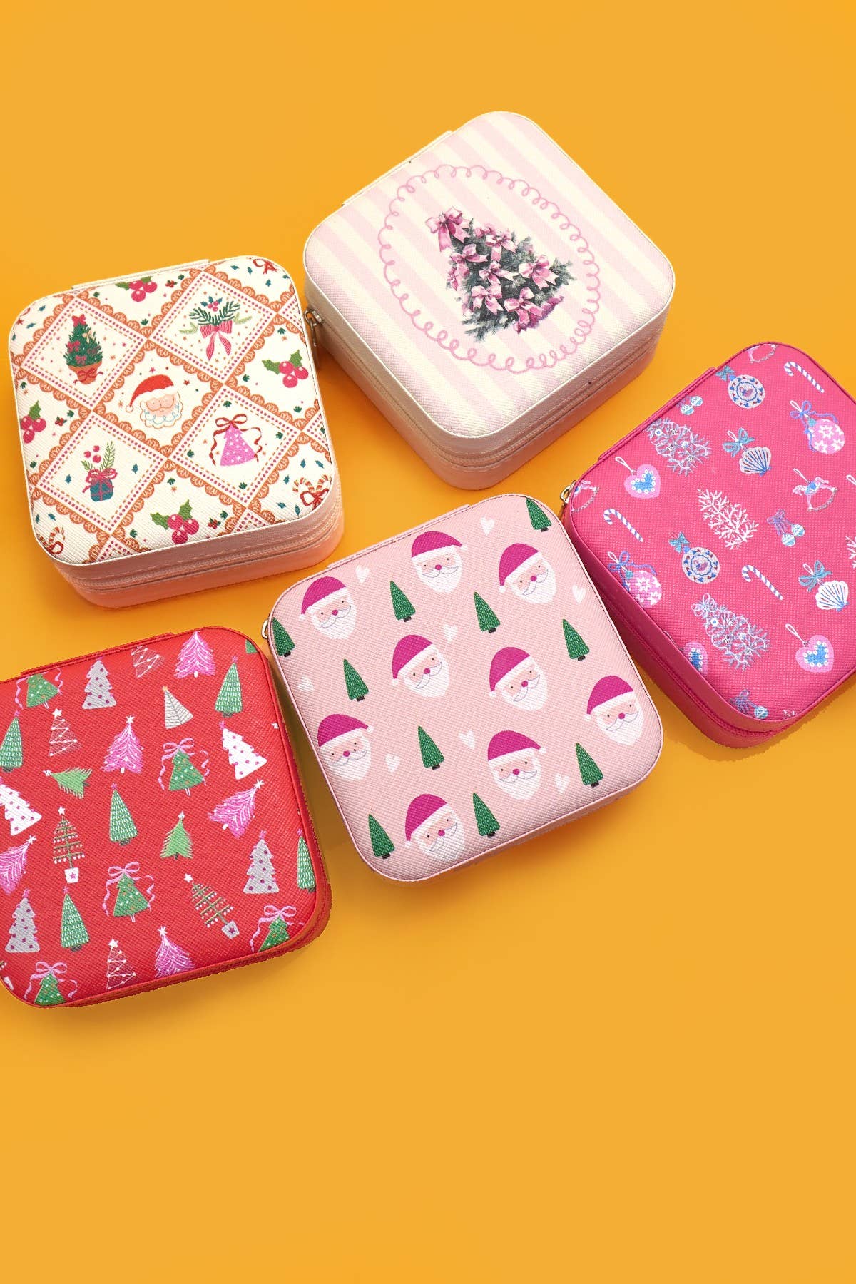 JOSSLYN by wall to wall - Wholesale Jewelry Box/Organizer - DESIGNED JEWELRY ORGANIZER TRAVEL BOX CASE | 40P566-CHRISTMA8