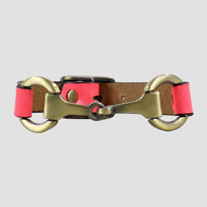 Louise Snaffle Bracelet Pink for wholesale by Grays 1922