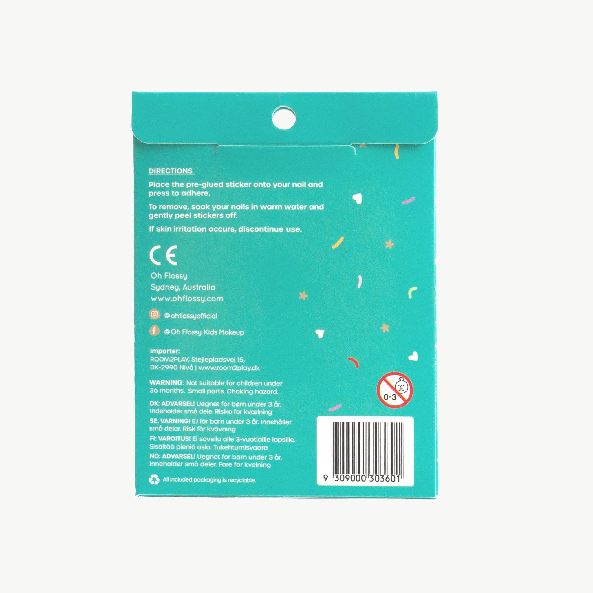 Oh Flossy - Vendita all'ingrosso Nail art/decalcomania unghie - Adesivi per unghie Oh Flossy8