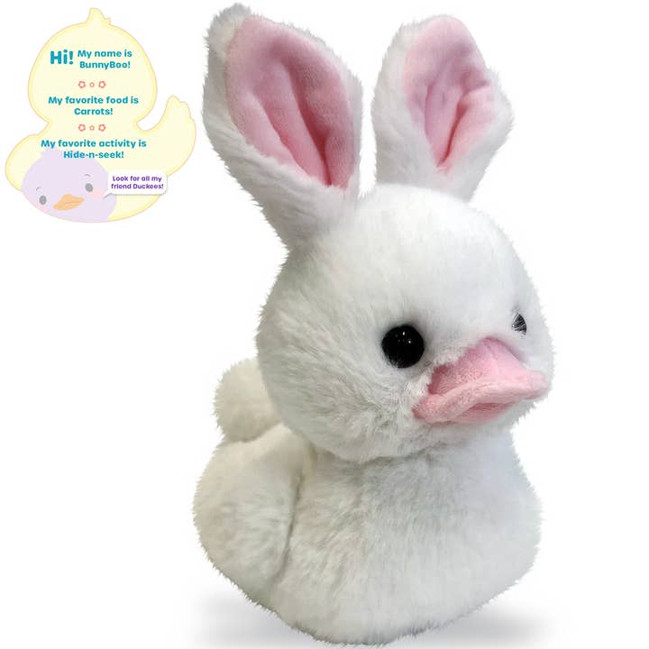 Beverly Hills Teddy Bear Company - Wholesale Stuffed/plush toy – Kids & baby - World's Softest Plush - 7" BunnyBoo Plush Duckee Bunny0