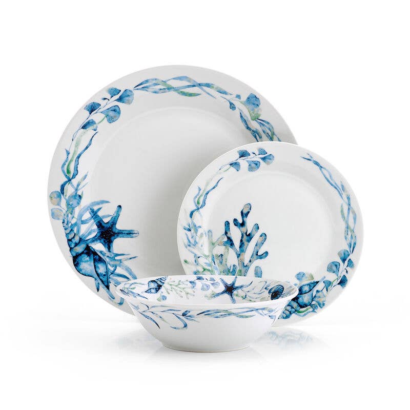 Wholesale Fitz Floyd Sanibel Blue 12Pc DW Gift Box Pkg for your