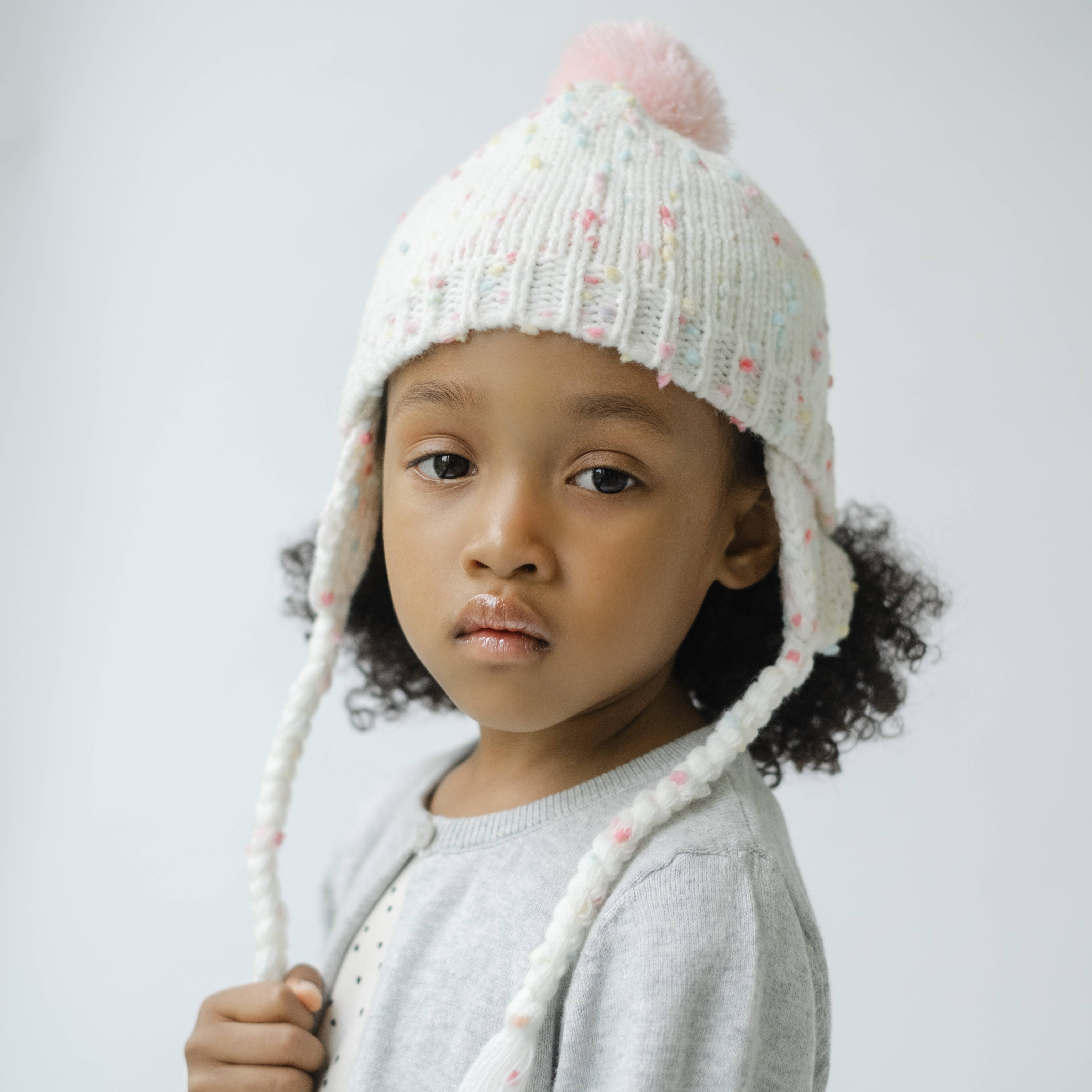 Peppercorn Kids - Wholesale Beanie - Kids - Pompom Earflap Beanie Hat for Children - Toddler/ Small Kid3