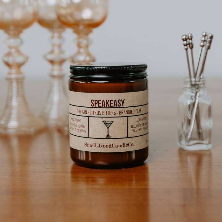 Speakeasy for wholesale by SmellsGood Candle Co.