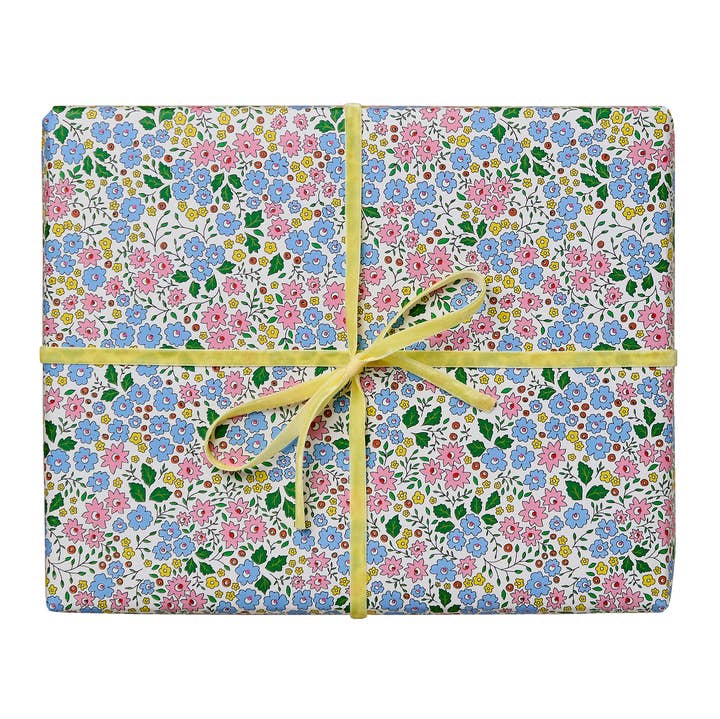 Lucy says I do - Wholesale Flat Wrap - Flourish in Spring – Hand-Drawn Floral Wrapping Paper0