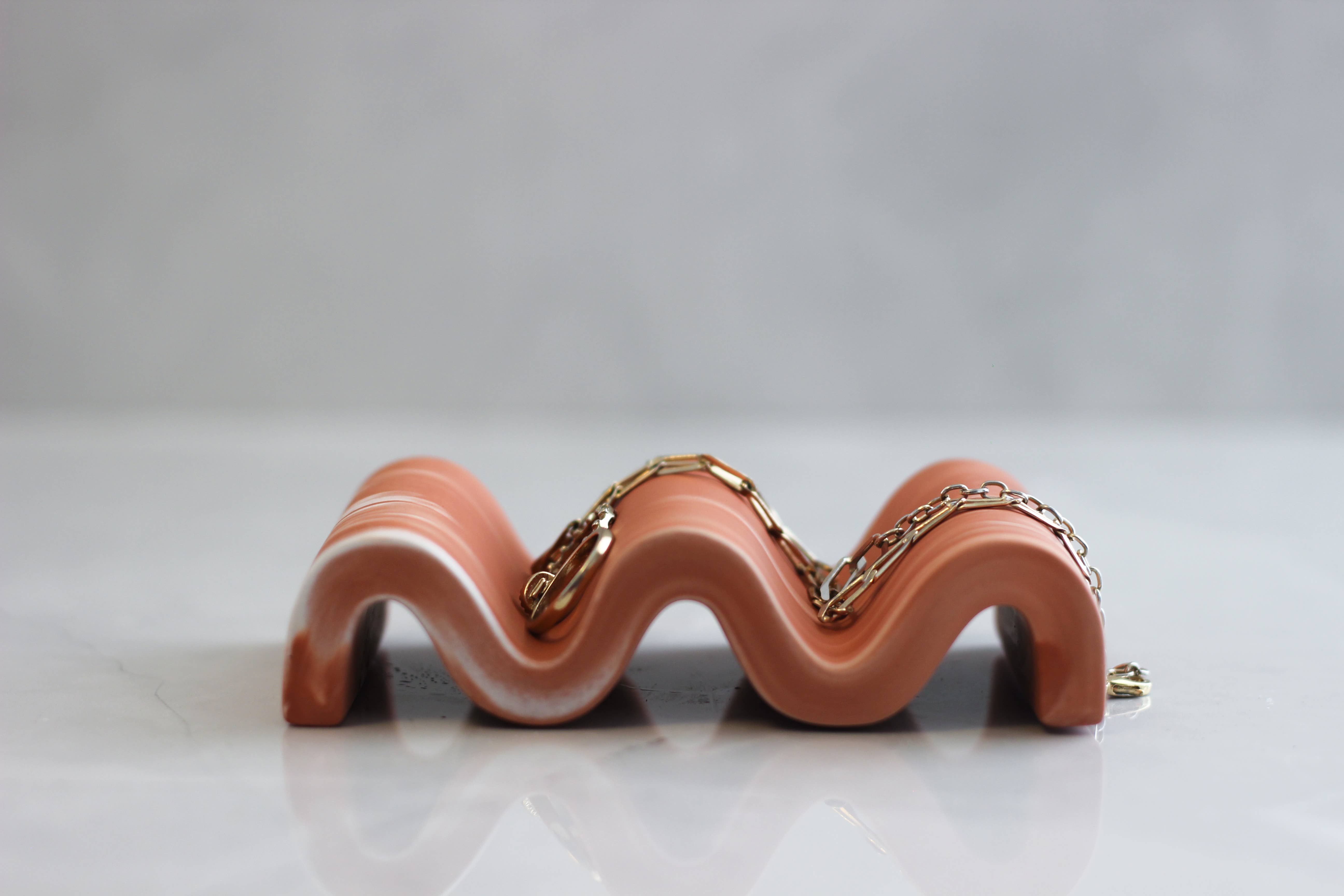 SCENTS BY FAY - Wholesale Bath Soap Dish - SOAP DISH, SPONGE DISH, WAVY, JEWELRY DISH, CUSTOM COLOR4