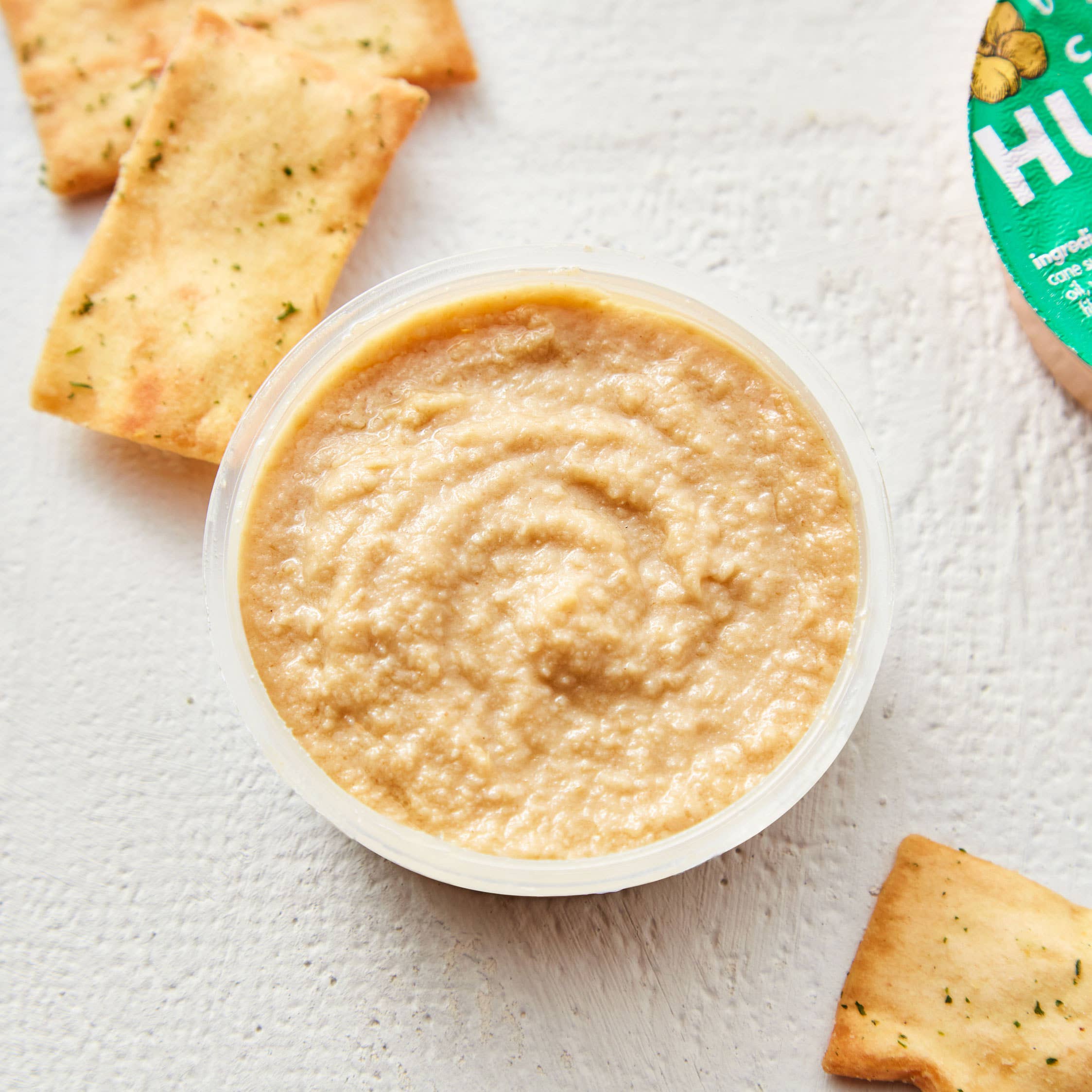 Mozaics Chips - Wholesale Dip - Veggicopia Creamy Original Hummus - Single Serve2