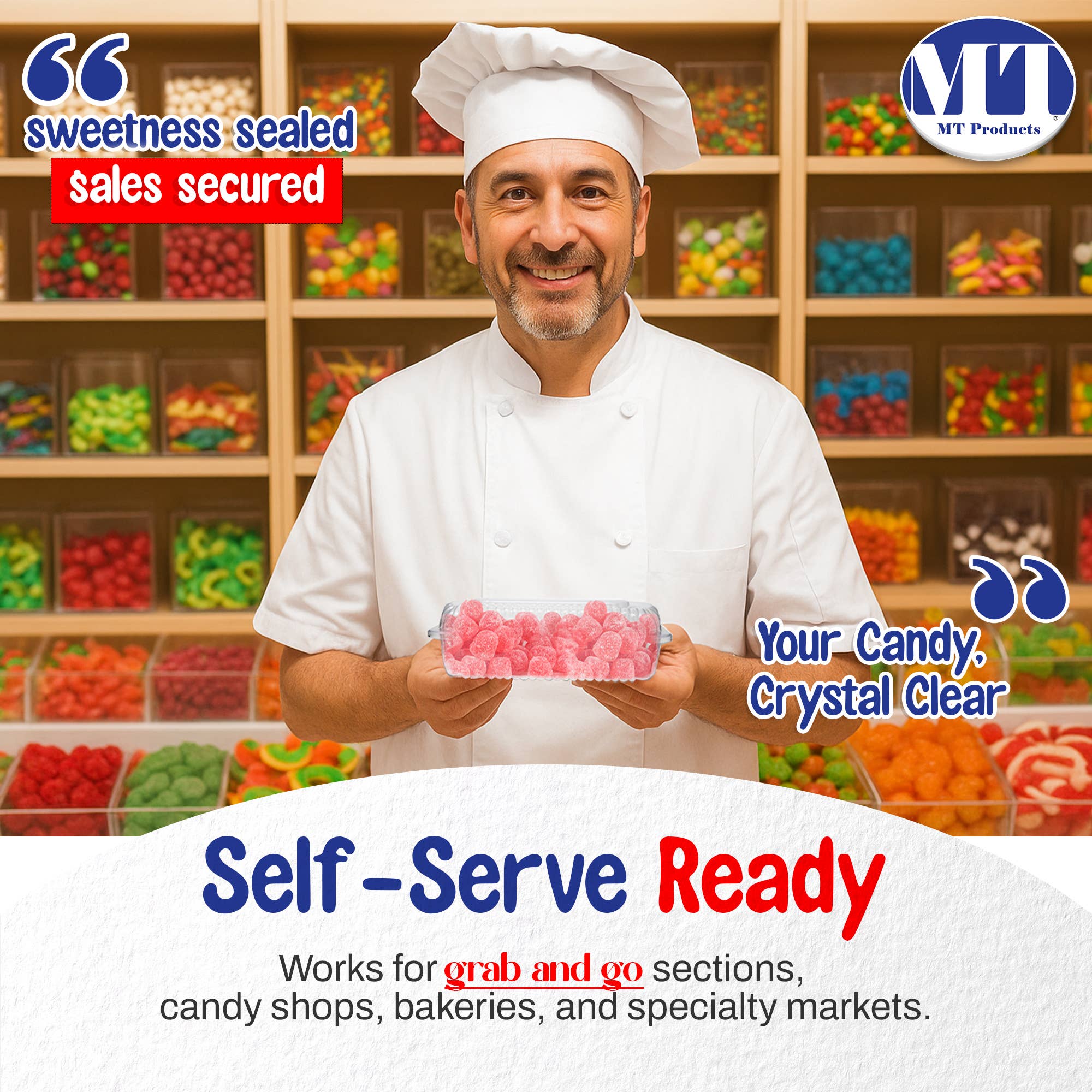 MT Products - Wholesale Food Storage Container - MT Products OPS Plastic Hoagie Container4