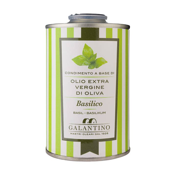 Basil Extra Virgin Olive Oil for wholesale by Zia Pia