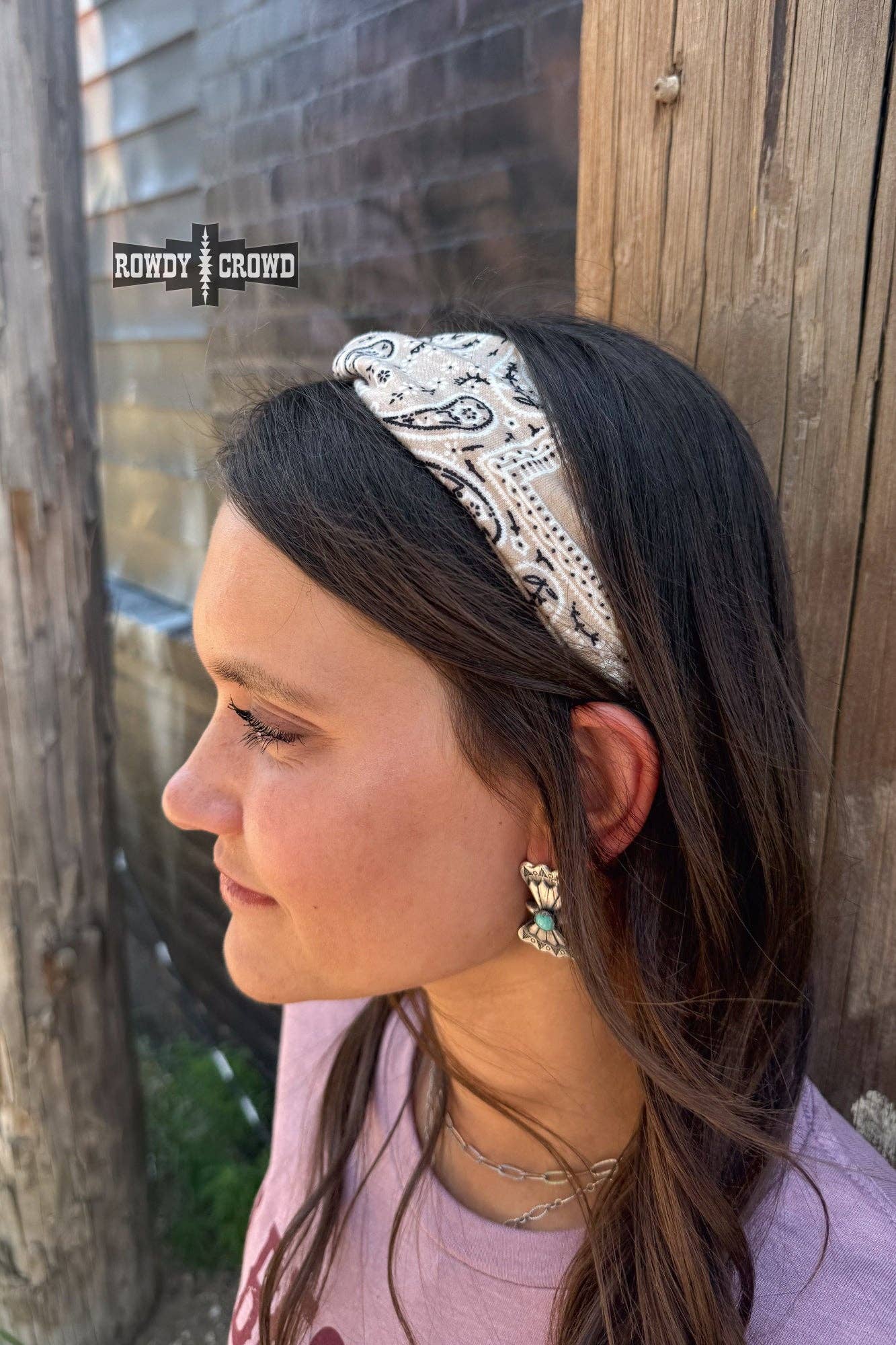 Rowdy Crowd Clothing - Wholesale Fashion Headband - Women's - Bandit Bandana Headbands7
