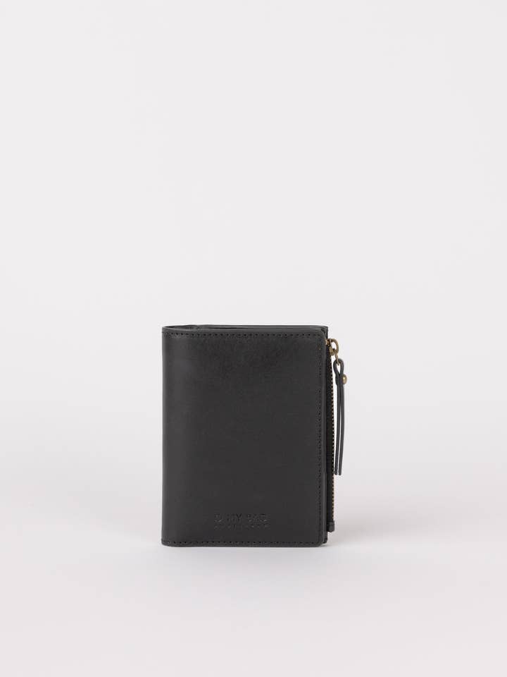 Jamie Wallet - Black Classic Leather for wholesale by O My Bag