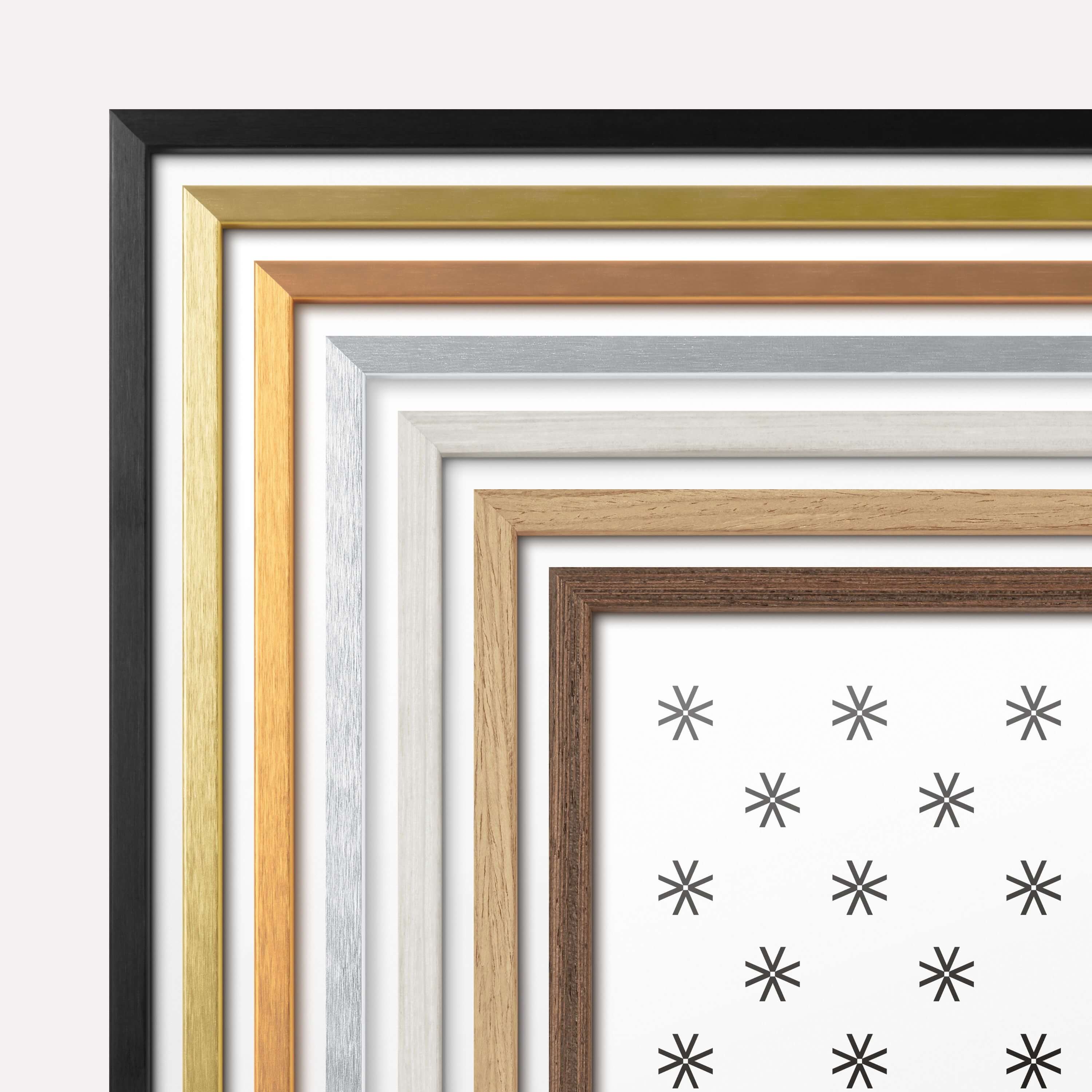 Vossington - Wholesale Picture Frame - 24x36" Thin Frame, Walnut6